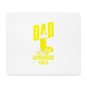 Stand de limonade Papa du Marchand de Limonade - Tapis de souris (format paysage) - blanc - Devant