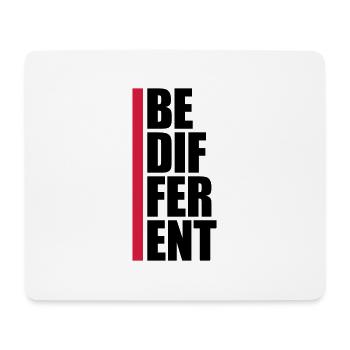 Soyez différent Logo Design - Tapis de souris (format paysage) - blanc - Devant