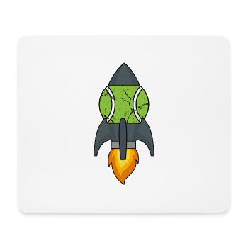 Padel Padel Tennis Padel Fashion PADEL TENNIS ROCKET - Mouse Pad (horizontal) - white - Front
