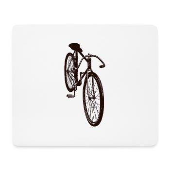 Bicyclette vélo - Tapis de souris (format paysage) - blanc - Devant