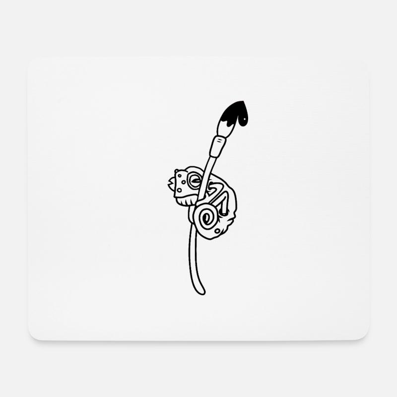 Chameleon - Mouse Pad (horizontal) - white
