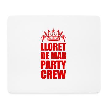 Voyage en équipage de fête à Lloret de Mar - Tapis de souris (format paysage) - blanc - Devant
