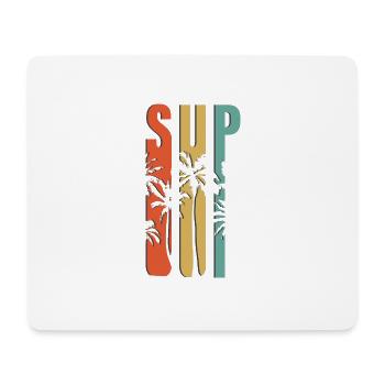 SUP - Mousepad (Querformat) - Weiß - Vorne