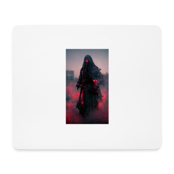 Red Grim reaper - Mouse Pad (horizontal) - white - Front