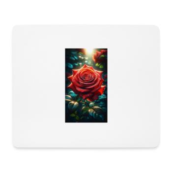 Rosen - Mousepad (Querformat) - Weiß - Vorne