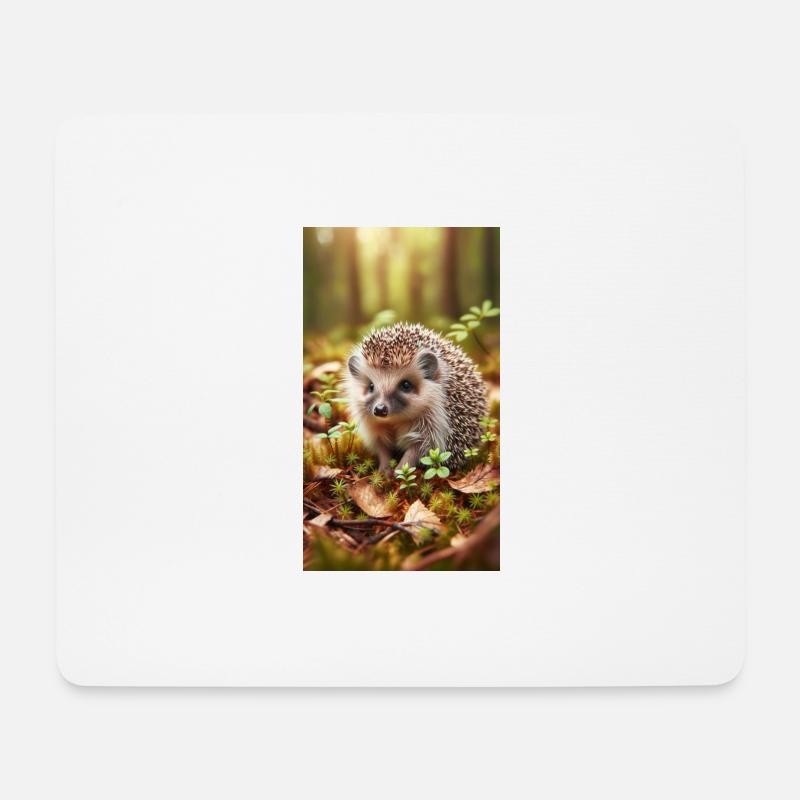 Hedgehog - Mouse Pad (horizontal) - white