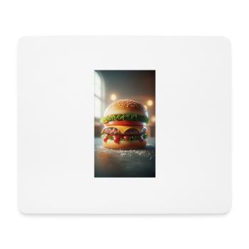 Hamburger - Mousepad (Querformat) - Weiß - Vorne