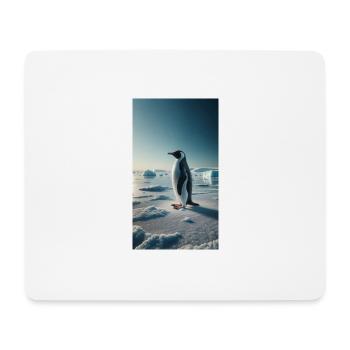 Pinguin - Mousepad (Querformat) - Weiß - Vorne