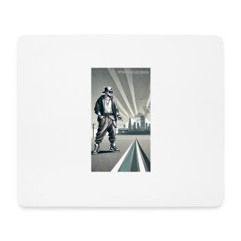 Hiphoper 127 0 0 1 is my hood - Mousepad (Querformat) - Weiß - Vorne