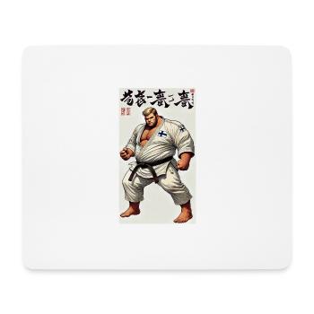 Finnisches Karate MASTER - Mousepad (Querformat) - Weiß - Vorne