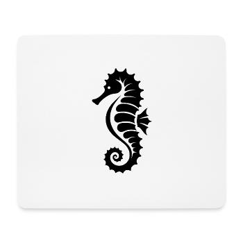 Süsses Kleines Seepferdchen - Mousepad (Querformat) - Weiß - Vorne