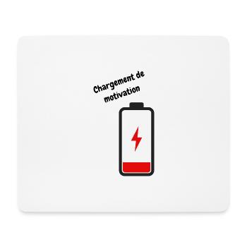 Motivations-Ladung - Mousepad (Querformat) - Weiß - Vorne