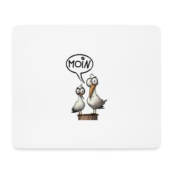 The Bäädden Seagulls - Seagull Moin - Mouse Pad (horizontal) - white - Front