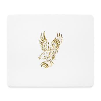adler eagle bussard falke habicht hawk falcon13 - Mousepad (Querformat) - Weiß - Vorne
