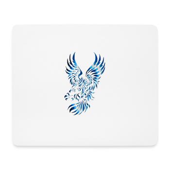 adler eagle bussard falke habicht hawk falcon14 - Mousepad (Querformat) - Weiß - Vorne