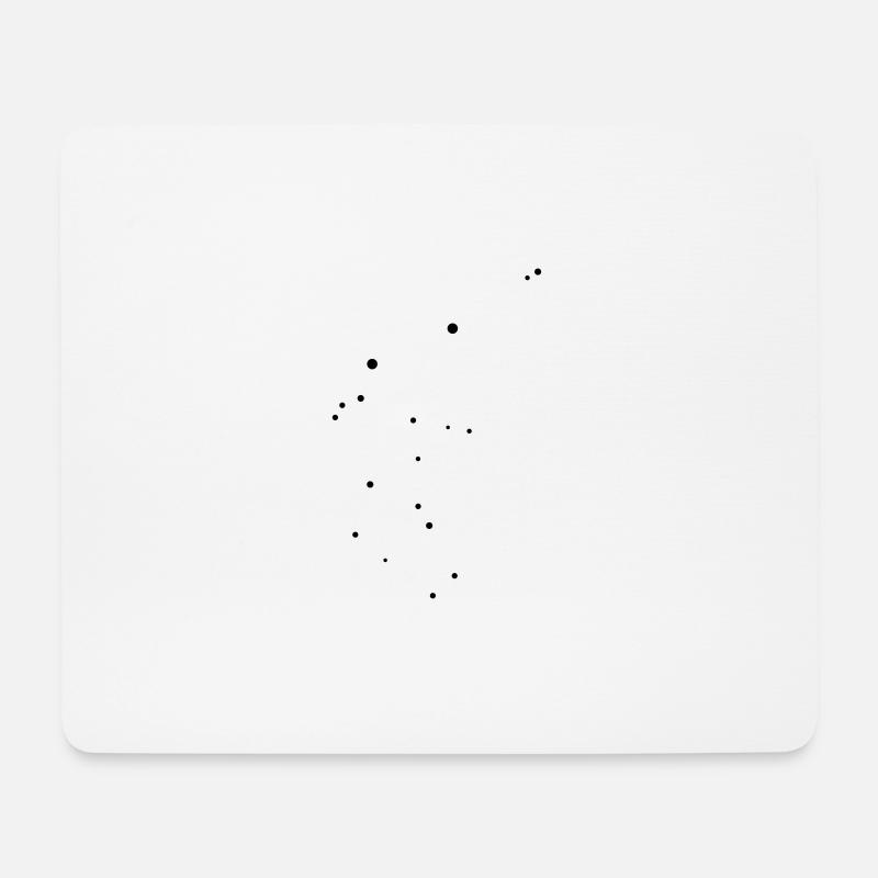 Aquarius - Mousepad (Querformat) - Weiß