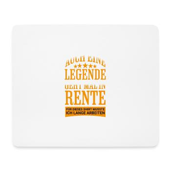 Rentner 2023 Eine Legende Geht In Rente Lustiges - Mousepad (Querformat) - Weiß - Vorne