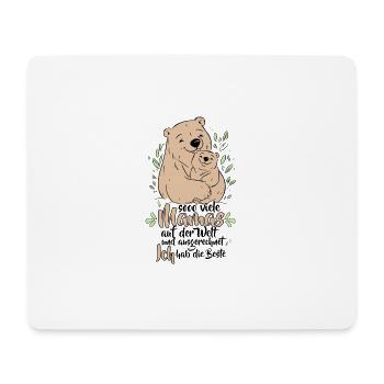 So viele Mamas auf der Welt Muttertag Geschenk - Mousepad (Querformat) - Weiß - Vorne
