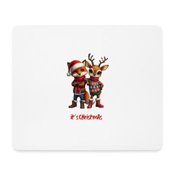 Chillout C’est Noël - Tapis de souris (format paysage) - blanc - Devant