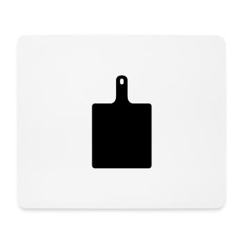 Chopping board - Mouse Pad (horizontal) - white - Front