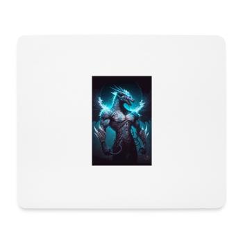 Dragon of energy - Mouse Pad (horizontal) - white - Front