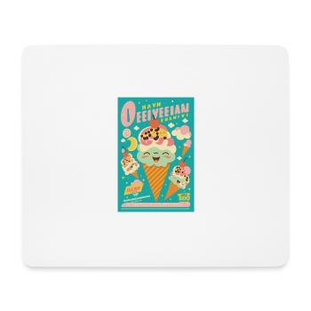 Eiscreme-Stil - Mousepad (Querformat) - Weiß - Vorne