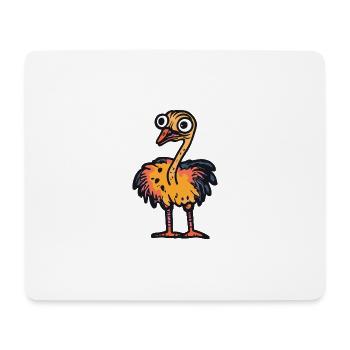 Strauß Halloween Tier - Mousepad (Querformat) - Weiß - Vorne
