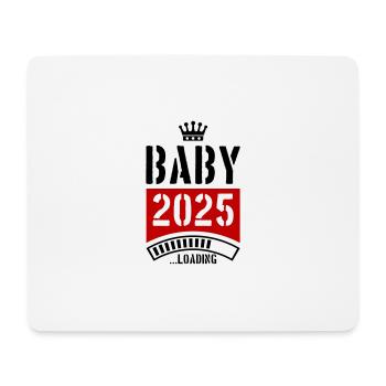 Baby 2025 Loading - Mouse Pad (horizontal) - white - Front