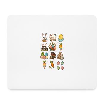 Easter-themed illustration set - Mouse Pad (horizontal) - white - Front
