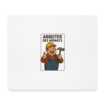 Lustiger MITARBEITER II - Mousepad (Querformat) - Weiß - Vorne