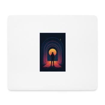 Cosmic Outlaw – Play the Universe - Mousepad (Querformat) - Weiß - Vorne