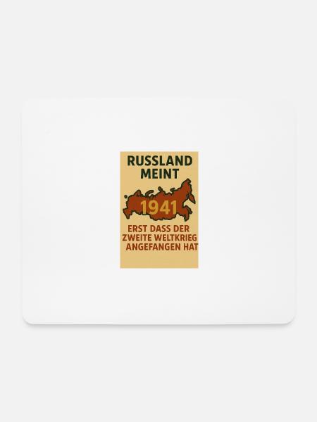 Russand 1941 Wisso? - Mousepad (Querformat) - Weiß