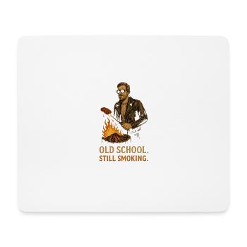 Old School. Still Tuxedo - Mouse Pad (horizontal) - white - Front