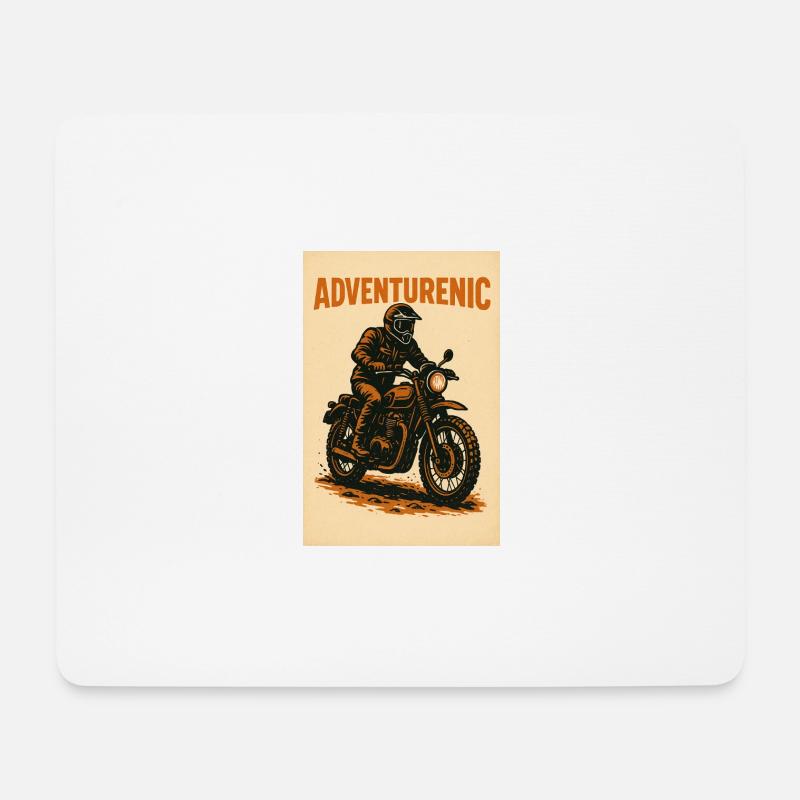 Shirt Adventurenic - Mouse Pad (horizontal) - white