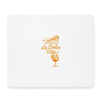 Dolce Vita - Mousepad (Querformat) - Weiß - Vorne