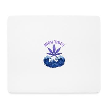 High Tides - Mousepad (Querformat) - Weiß - Vorne