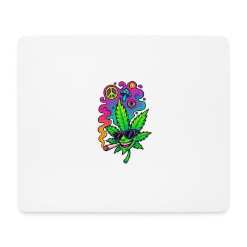 GreenGlow - Mousepad (Querformat) - Weiß - Vorne