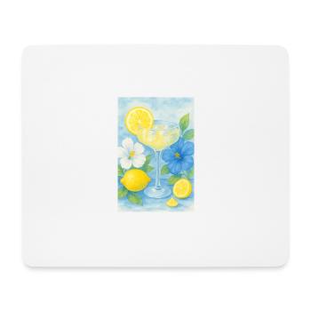 Summer holiday Cocktail - Mousepad (Querformat) - Weiß - Vorne