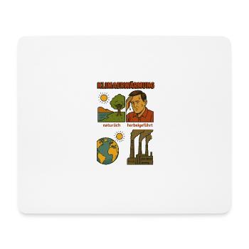 Klimawandel - Mousepad (Querformat) - Weiß - Vorne