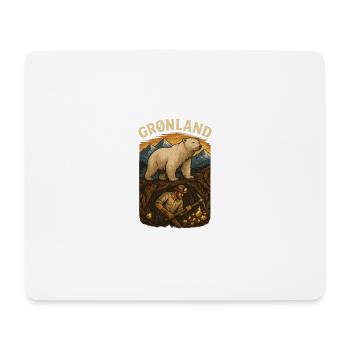Grönland - Mousepad (Querformat) - Weiß - Vorne