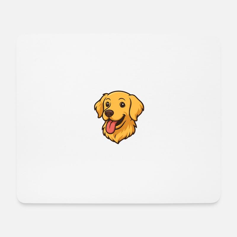 Dog - Mousepad (Querformat) - Weiß