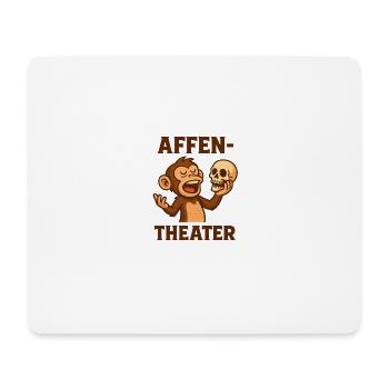 Affen Theater - Mousepad (Querformat) - Weiß - Vorne