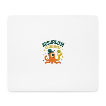 Absurdismus-Enthusiast - Mousepad (Querformat) - Weiß - Vorne