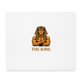 The King - Egyptian Pharaoh Power Design - Mouse Pad (horizontal) - white - Front