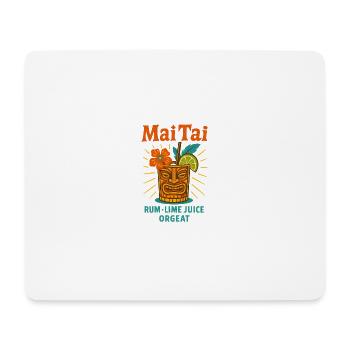 Mai Tai - Mousepad (Querformat) - Weiß - Vorne