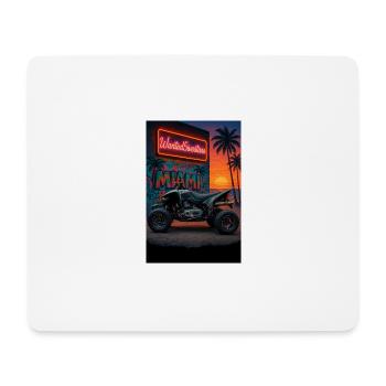 BORN TO RIDE - Mousepad (Querformat) - Weiß - Vorne