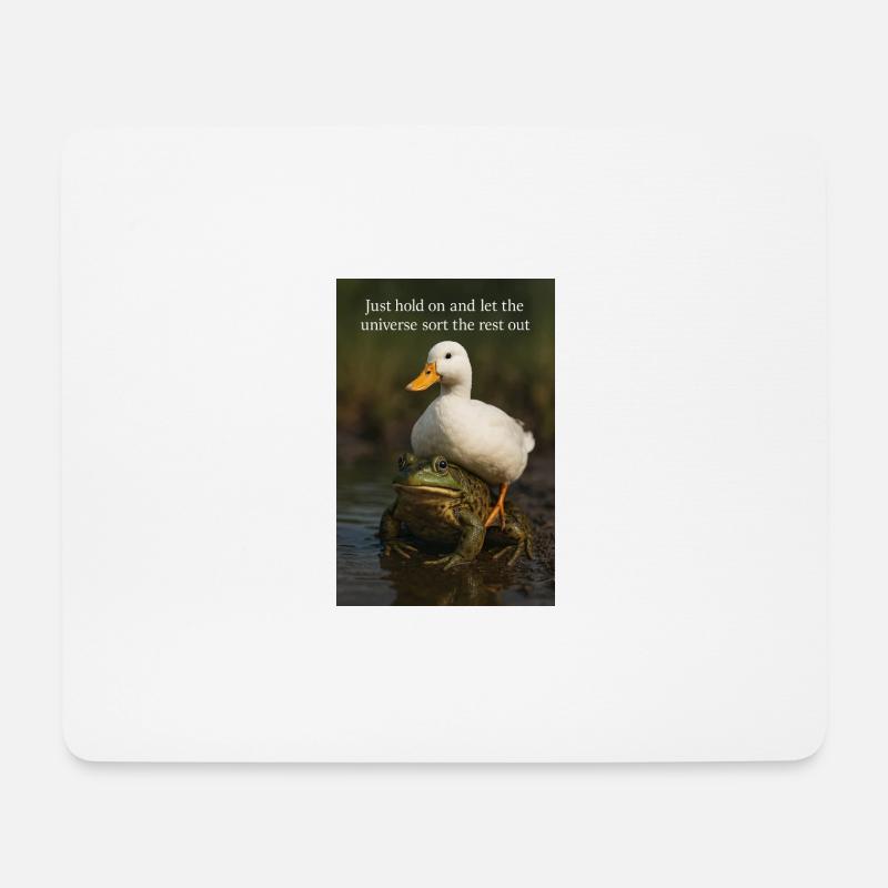 Just hold on - Mouse Pad (horizontal) - white