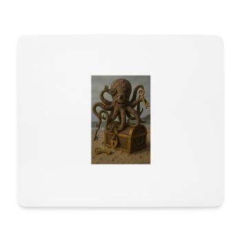 Calmar - Tapis de souris (format paysage) - blanc - Devant