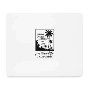 positive life - Mousepad (Querformat) - Weiß - Vorne