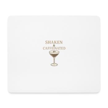 Shaken & Caffeinated - Mousepad (Querformat) - Weiß - Vorne